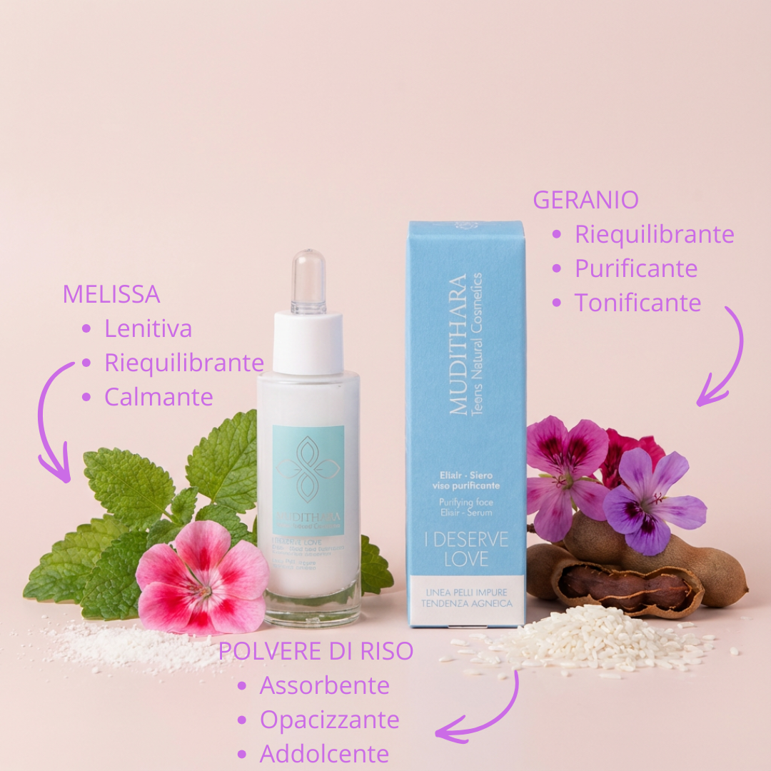 I DESERVE LOVE Purifying face elixir-serum 30ml