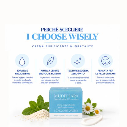 I CHOOSE WISELY   Crema viso purificante & idratante 50ml