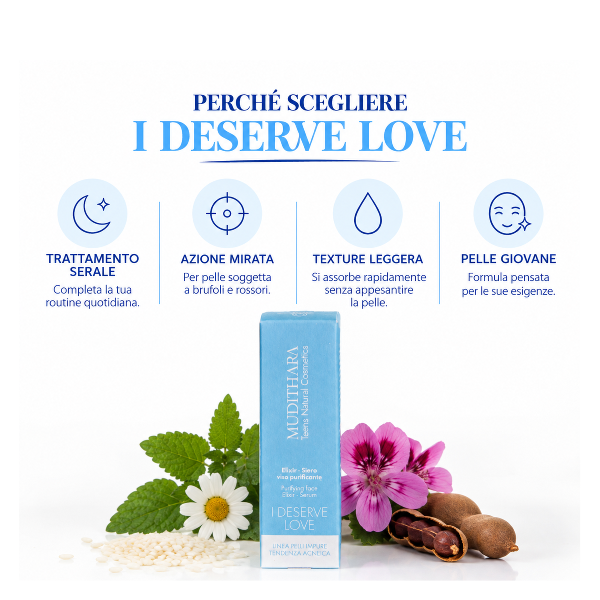 I DESERVE LOVE   Elixir-Siero viso 30ml