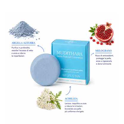 MY LIFE IS FUN Maschera viso solida 30gr