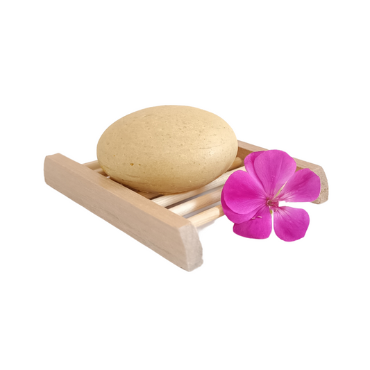 SOLID COSMETICS HOLDER in bamboo wood